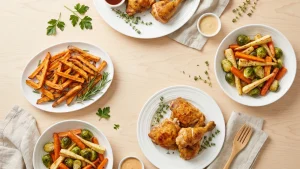 Recettes airfryer : plats dores et croustillants