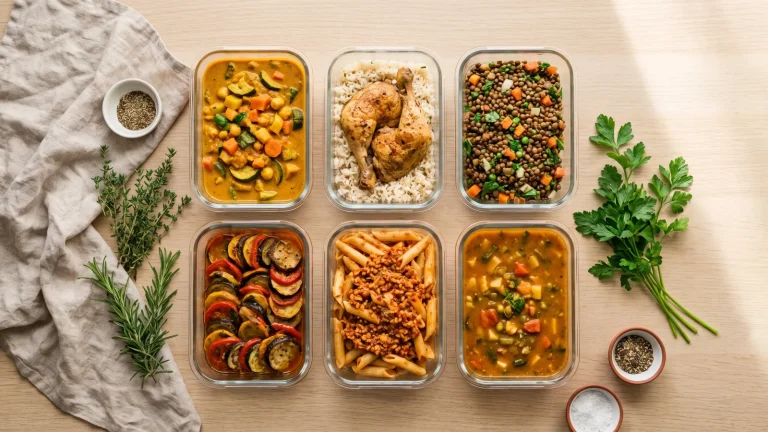 Batch cooking pour débutants : 5 repas faciles pour toute la semaine