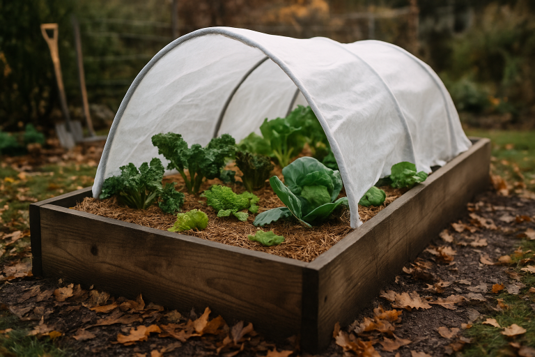 5 gestes simples, potager surélevé à l’automne, récoltes qui durent malgré le froid, ce que peu font vraiment