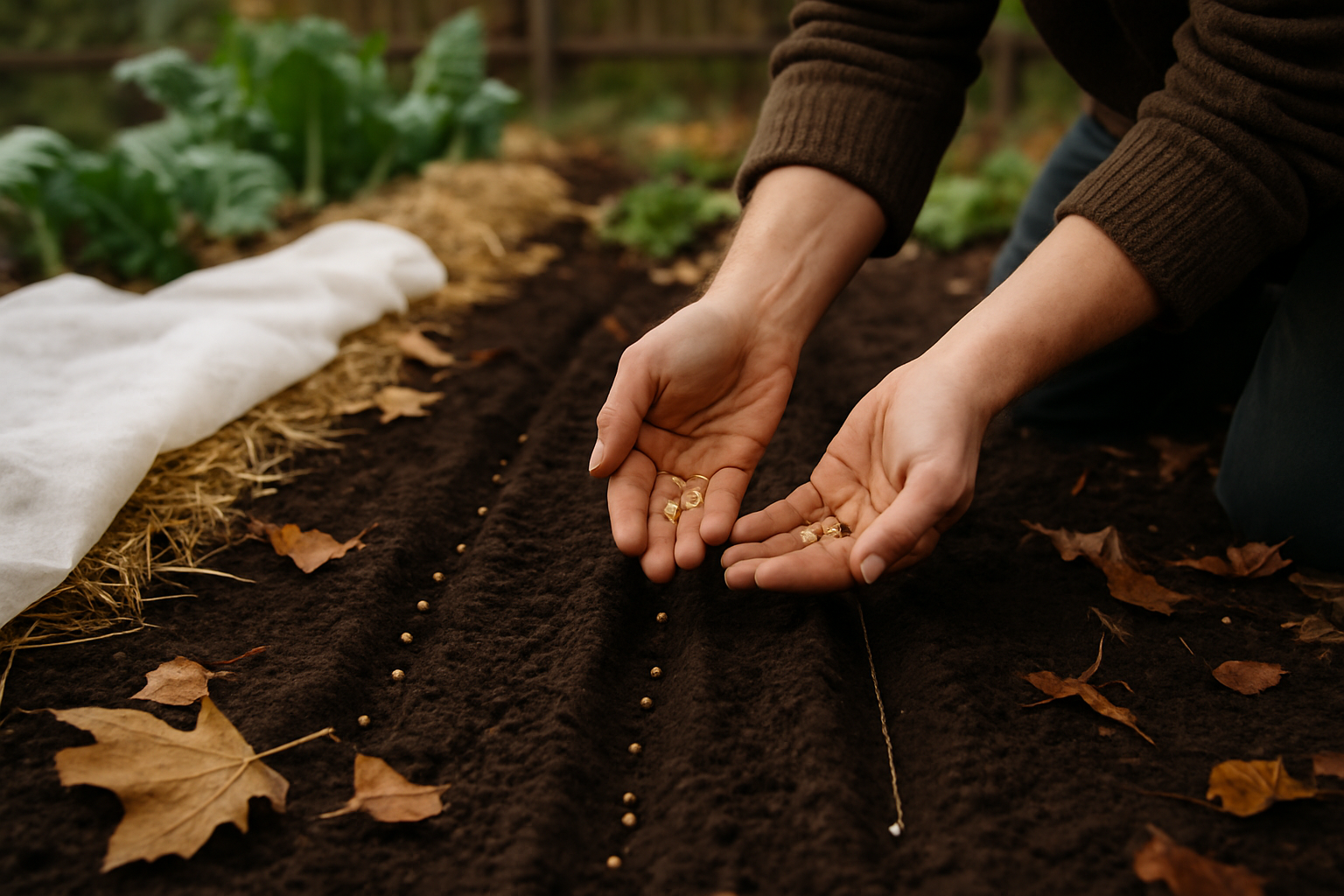 Fin septembre, aucun carré de potager nu, les semis des anciens, ce qui se récoltait en plein hiver