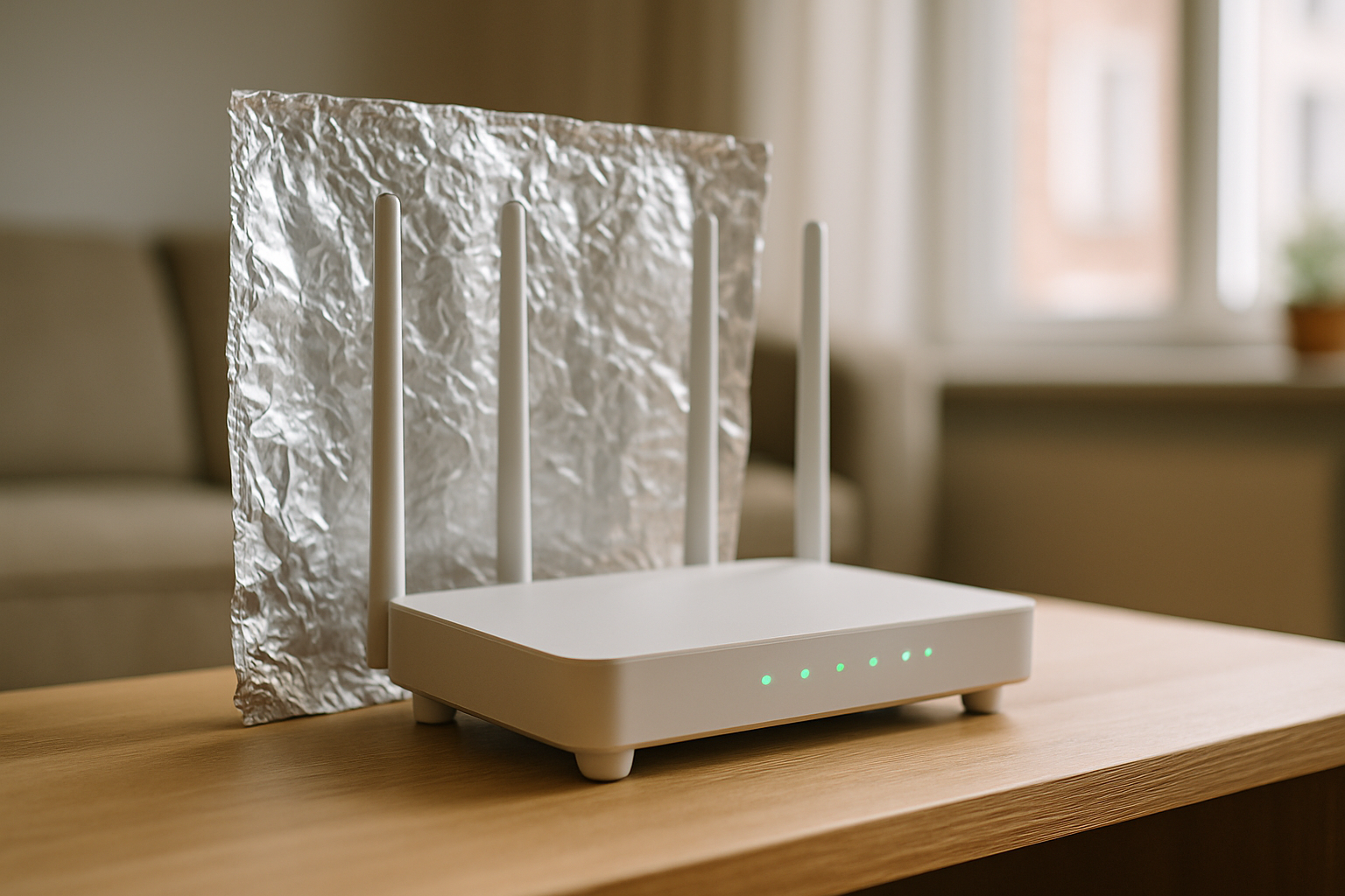 Feuille d’aluminium derrière la box: pourquoi l’astuce peut améliorer le Wi-Fi à la maison